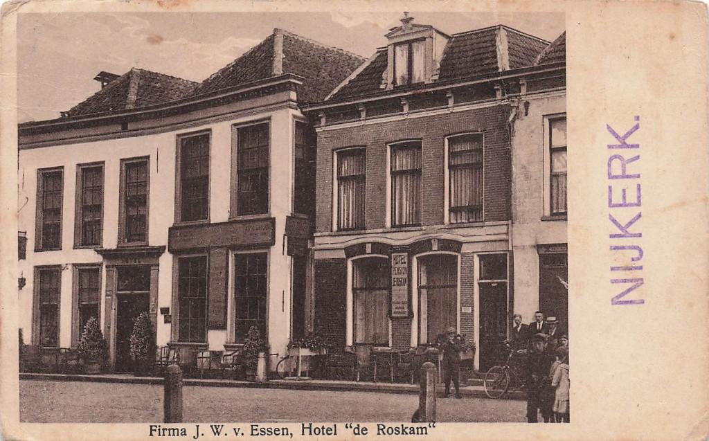 JO798 Nijkerk Hotel de Roskam 1926, Verzenden, 1920 tot 1940, Gelopen, Gelderland