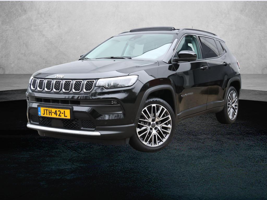 Jeep Compass 1.5T e-Hybrid Limited | Panoramadak | 360 grade, Auto's, Jeep, Automaat, Gebruikt, 4 cilinders, Compass
