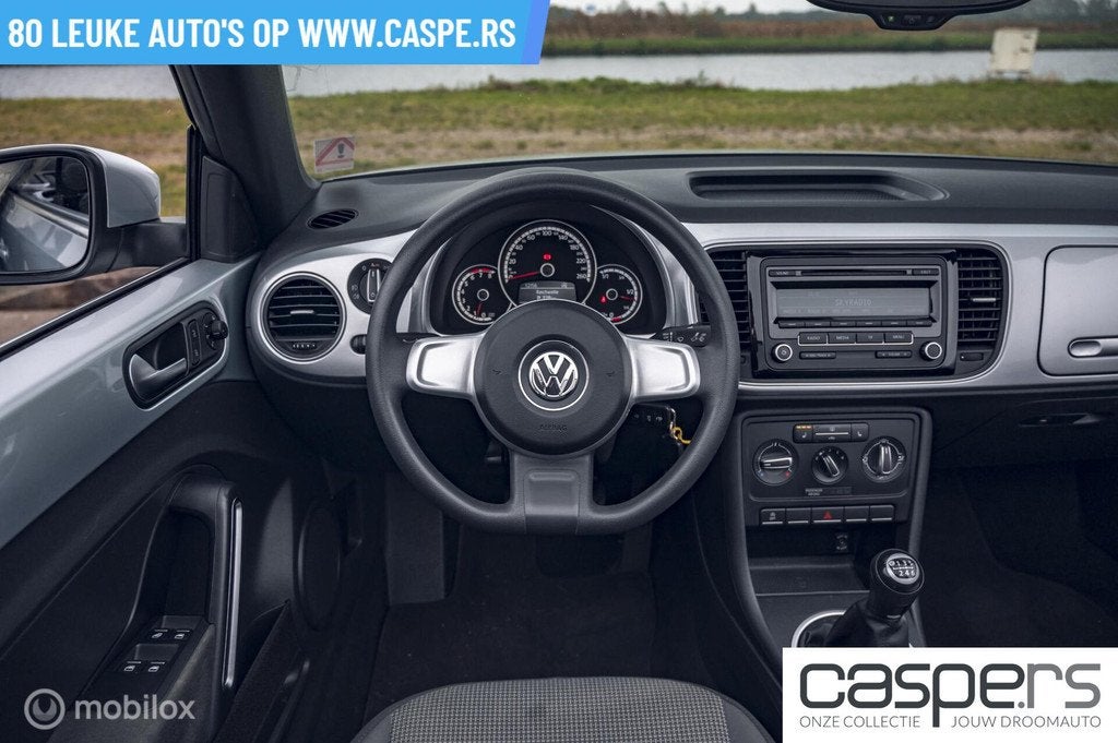 Volkswagen Beetle Cabriolet 1.2 TSI BlueMotion, Voorwielaandrijving, Euro 5, Stof, Gebruikt