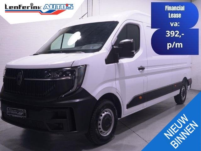 Renault Master 2.0 DCI 130 pk L3H2 Nwe Model, BPM vrij Airco, Auto's, Bestelauto's, Voorwielaandrijving, Stof, 4 cilinders, Renault