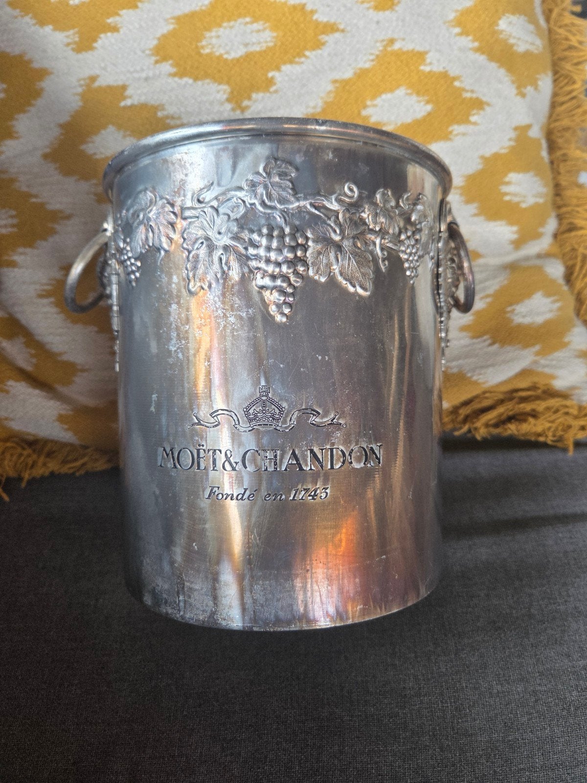 Vintage Moët & Chandon champagnekoeler, Made in France, Ophalen of Verzenden
