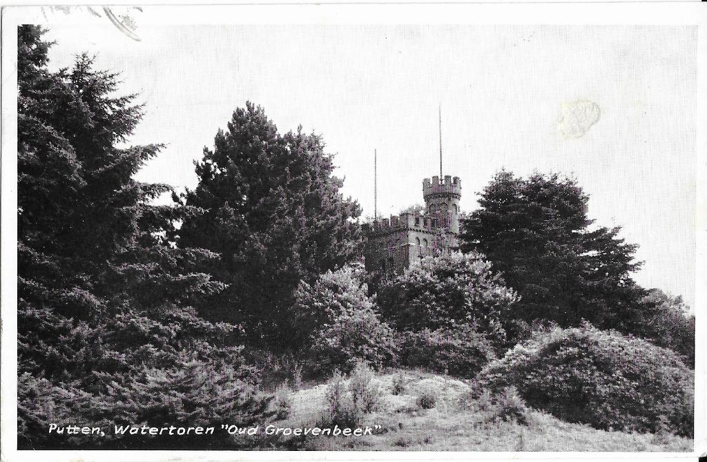 Putten, Watertoren, Oud Groevenbeek, Verzenden, 1960 tot 1980, Gelopen, Gelderland