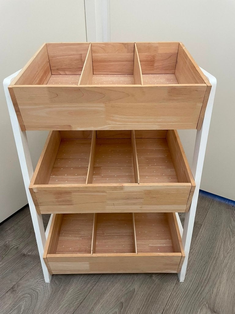 Kinder vakkenkast Zara Home / Montessori stijl., Kinderen en Baby's, Zo goed als nieuw, Minder dan 50 cm, Ophalen, Minder dan 90 cm