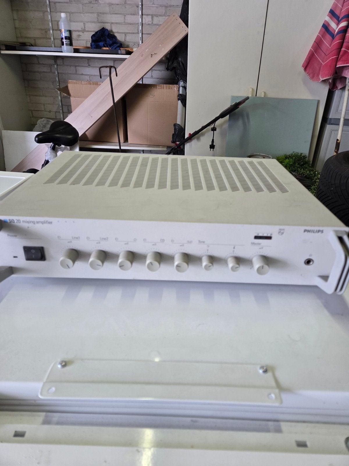 Philips SQ20 Mengversterker - Vintage Audio Apparaat, Overige merken, Ophalen of Verzenden, Minder dan 60 watt, Gebruikt
