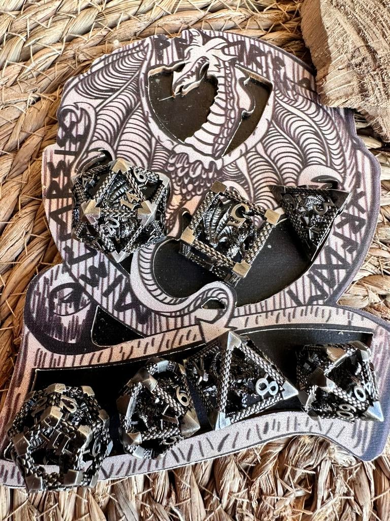 DND Dice / D&D Dice / Heavy Duty / Draken / Nieuw, Ophalen of Verzenden