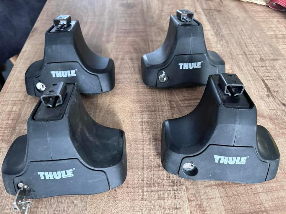 Thule dakdrager voetenset (4 stuks) rapid 754, Auto diversen, Dakdragers, Ophalen, Gebruikt