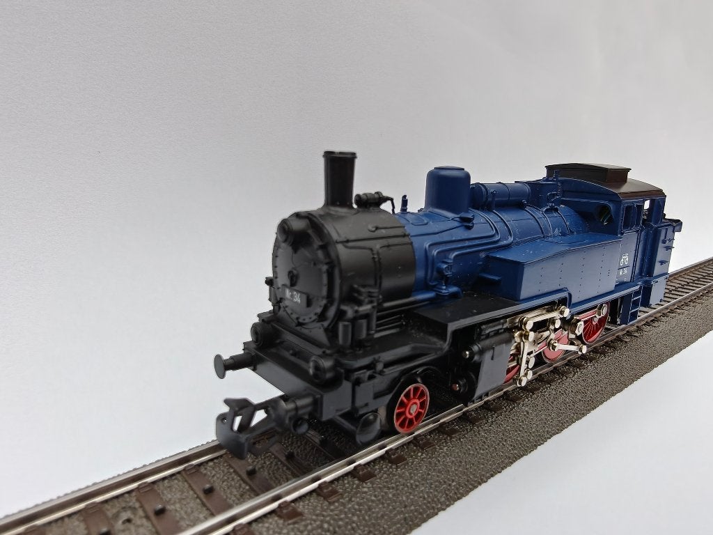Märklin BR 74 “Nr. 34” – blauwe uitvoering, Ophalen of Verzenden, Wisselstroom, Locomotief, Märklin