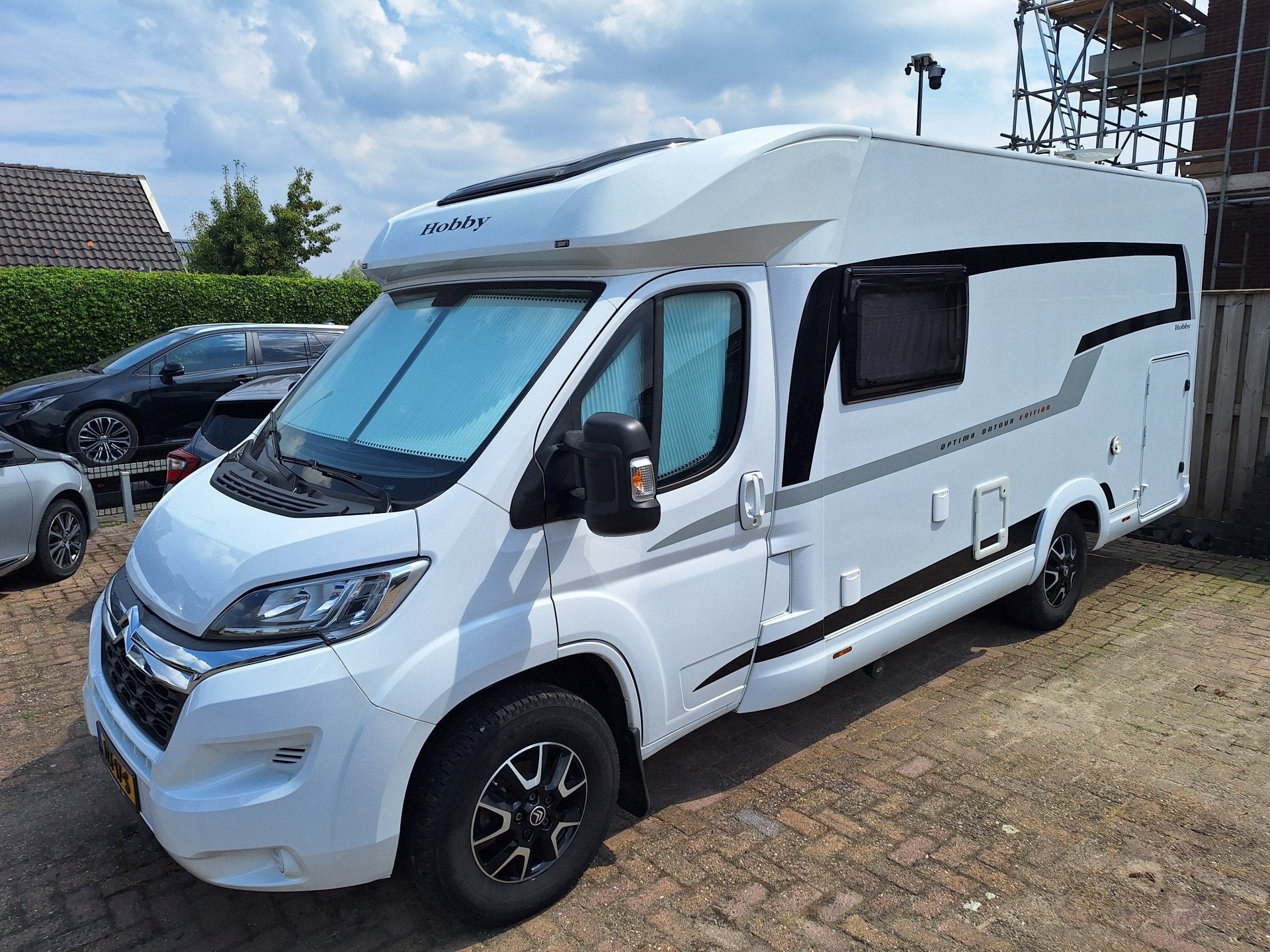 Hobby Optima Ontour Edition V65 GE 170 pk DAKAIRCO,ELEKTRICE, Ringverwarming, Hobby, 7 tot 8 meter, Bedrijf