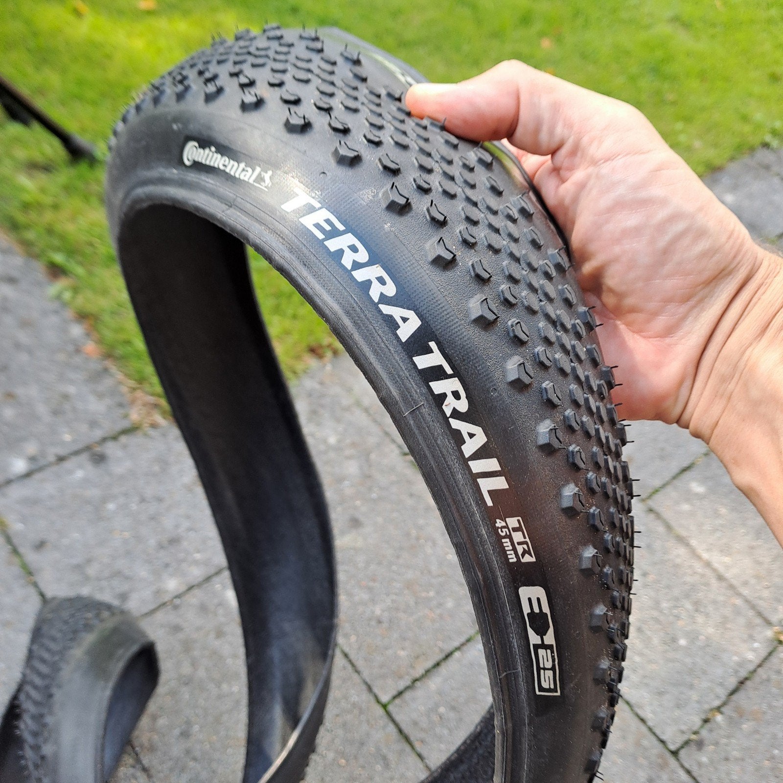 Gravelbanden Continental terra trail vouwbanden 45mm, Ophalen, Band, Zo goed als nieuw, Gravelbike
