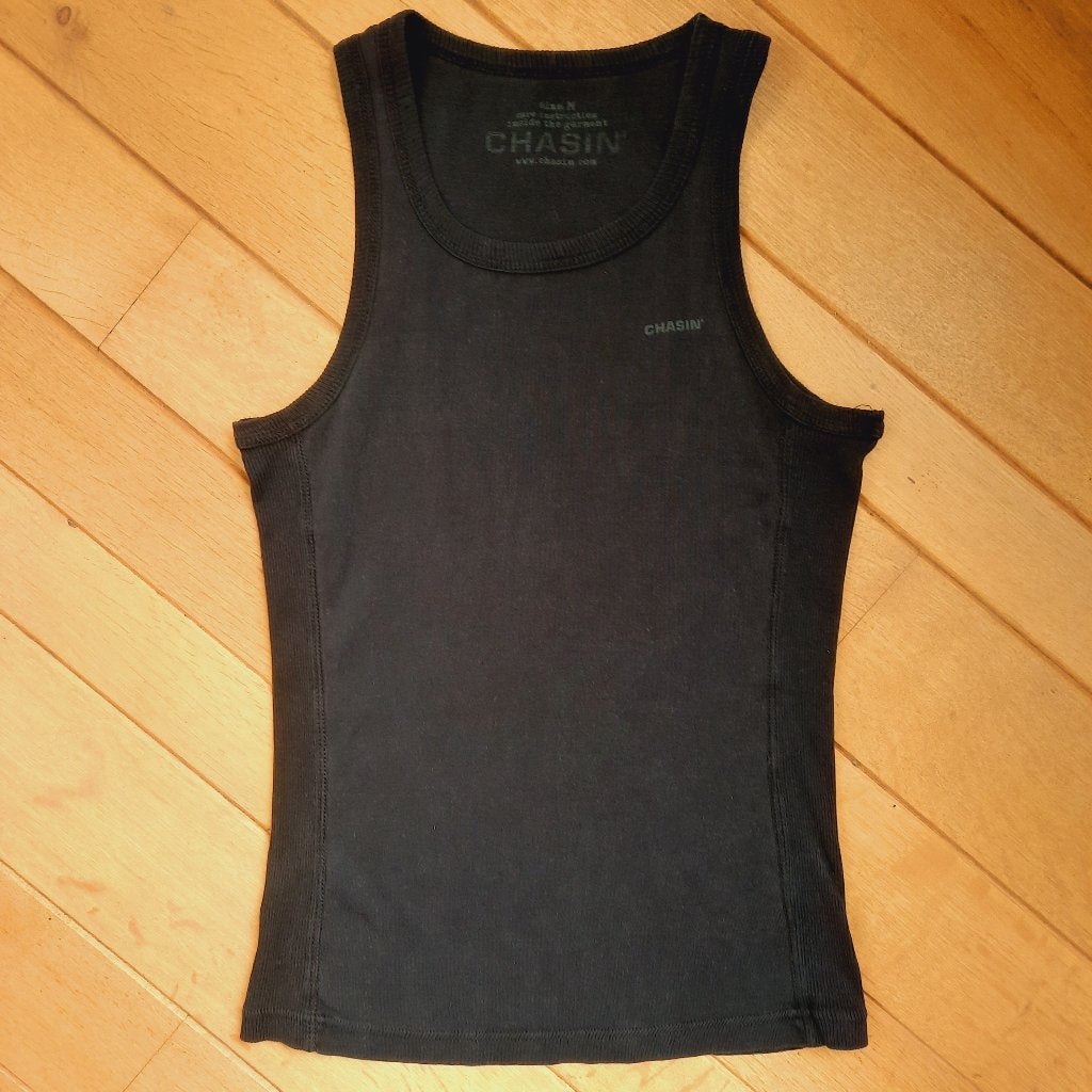 Chasin' hemd singlet zwart maat M, Maat 48/50 (M), Zwart, Ophalen of Verzenden, Zo goed als nieuw