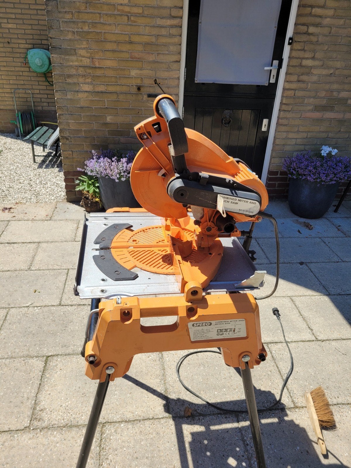 Spero gecombineerde afkort- en tafelzaag SP2200, Doe-het-zelf en Verbouw, Gereedschap | Zaagmachines, Gebruikt, Afkortzaag, 1200 watt of meer