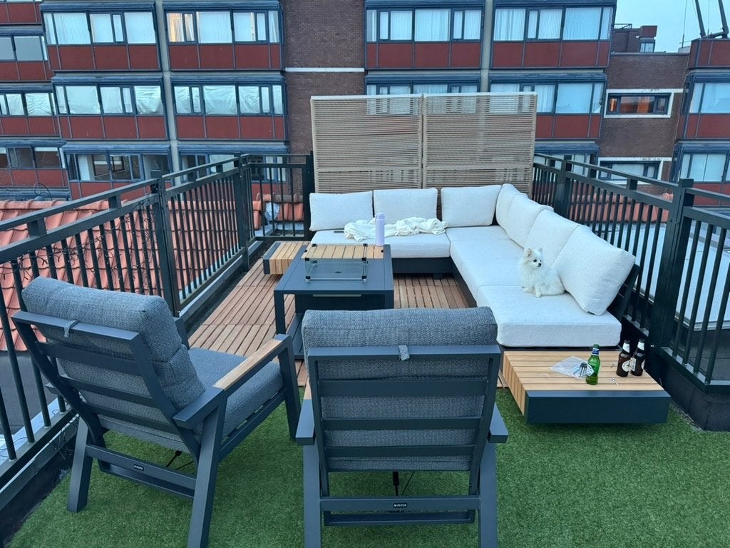Buiten lounge set, Ophalen, Zo goed als nieuw, 2 zitplaatsen, Loungeset