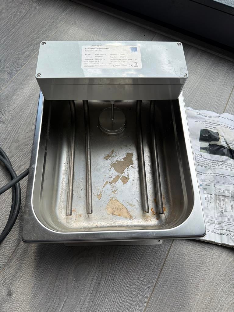 Condens water verwarmings bak 1500W, Ophalen of Verzenden, Nieuw