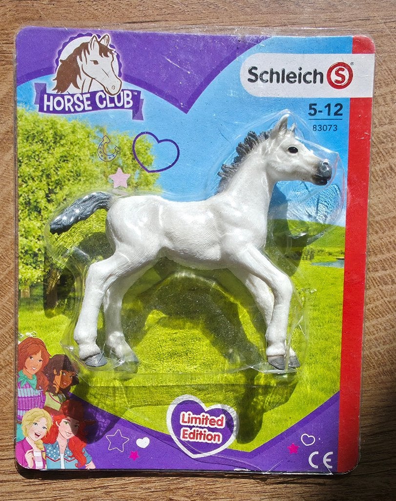 Schleich 83073 Limited Edition - Engels Volbloed veulen OVP, Verzamelen, Ophalen of Verzenden, Nieuw, Paard, Beeldje of Figuurtje