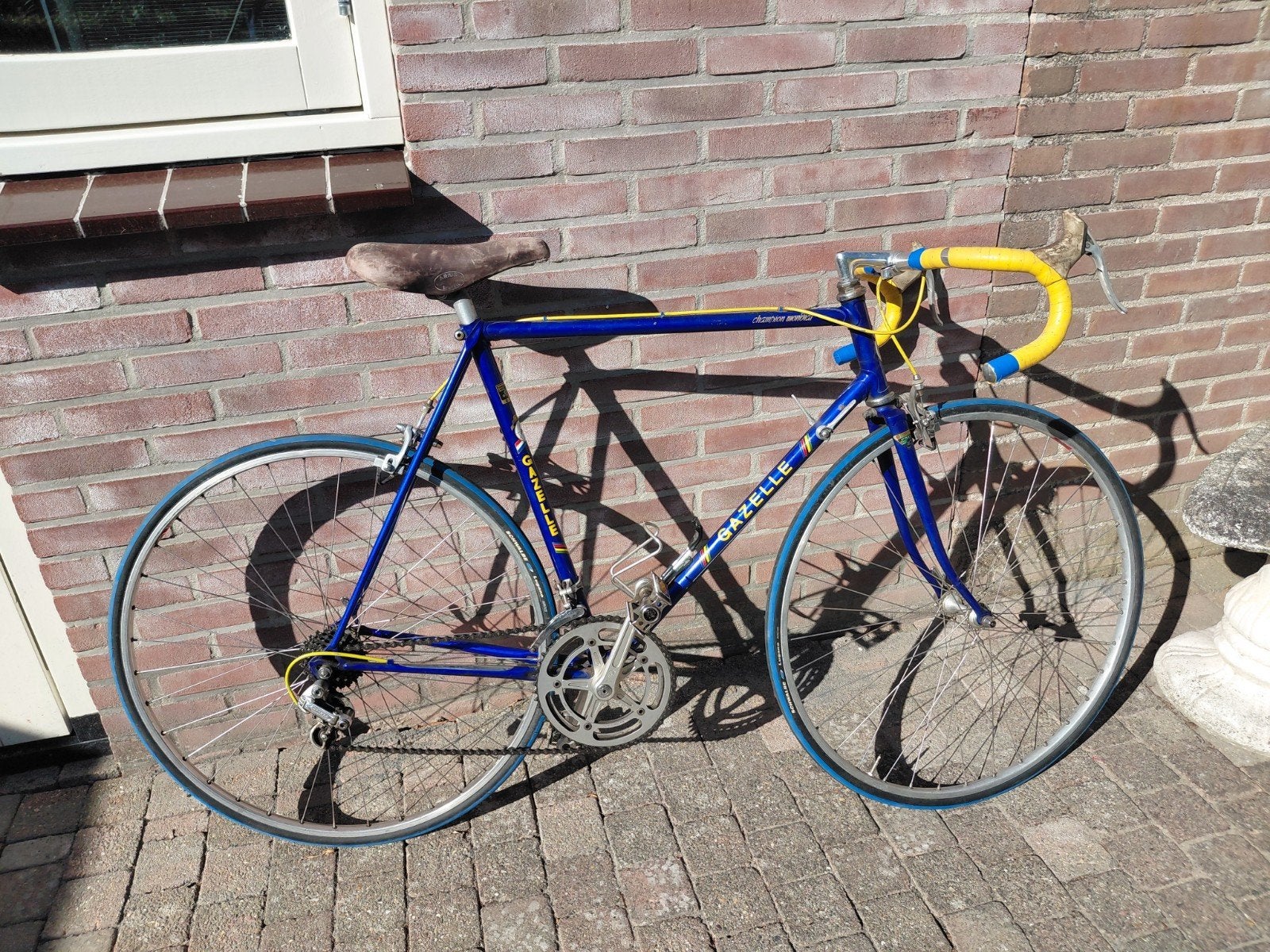 Gazelle Champion Mondial, Fietsen en Brommers, Fietsen | Oldtimers, Ophalen, Jaren '60 of nieuwer, Velgrem, 55 tot 59 cm