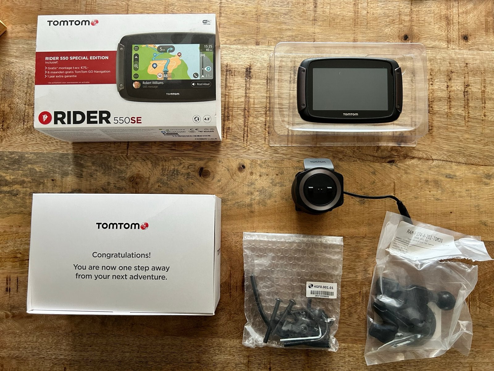 TomTom Rider 550 SE Motornavigatie (excl. accukabel), Motoren, Ophalen, Zo goed als nieuw