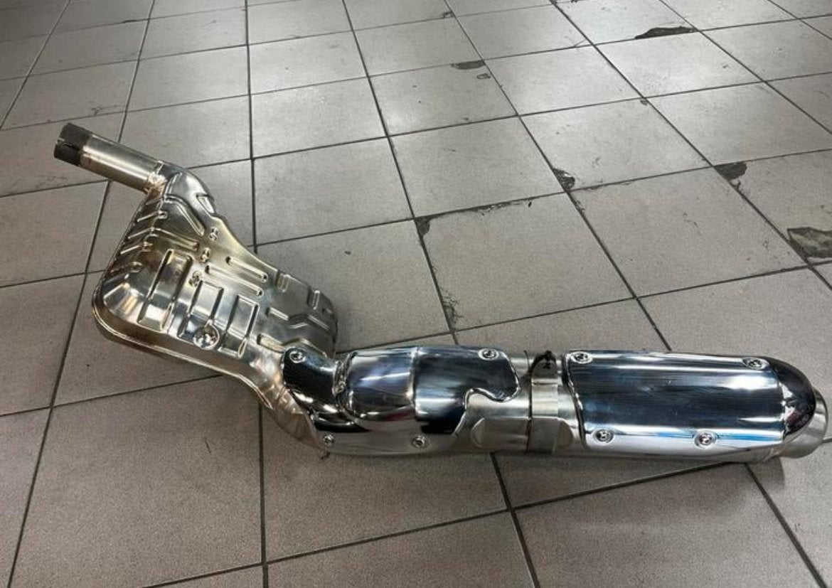 Originele uitlaatdemper BMW R1100GS, Ophalen of Verzenden, Gebruikt