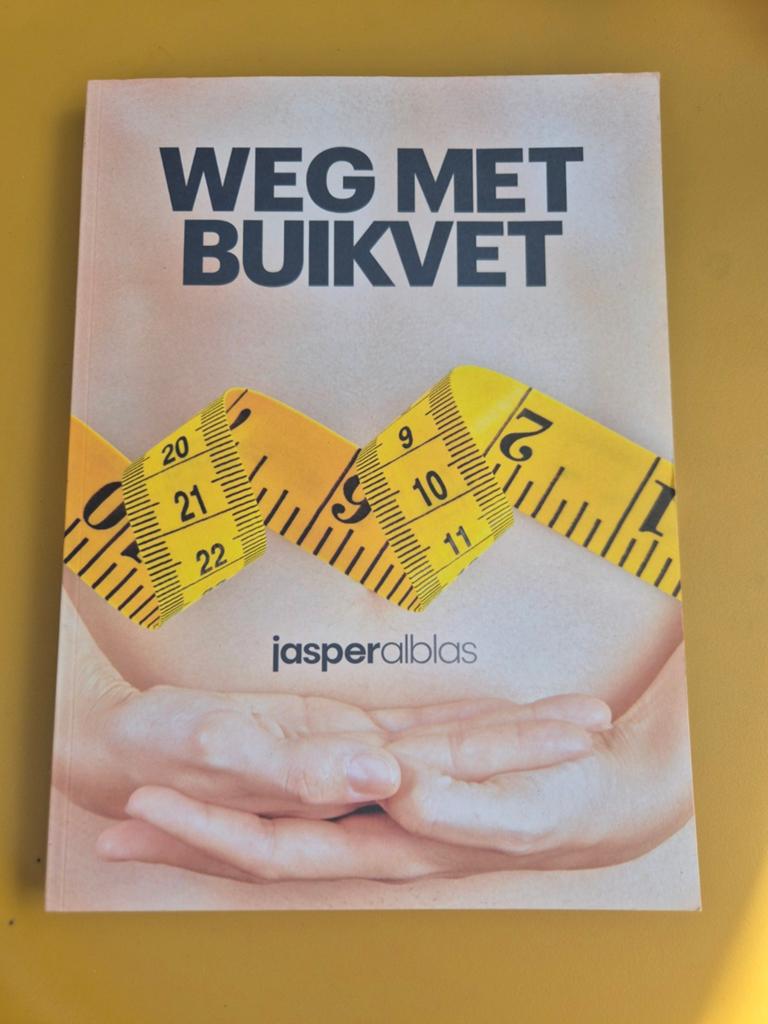 Jasper Alblas boeken: Weg met buikvet, Anti eetbuien recept, Ophalen of Verzenden, Zo goed als nieuw, Jasper Alblas