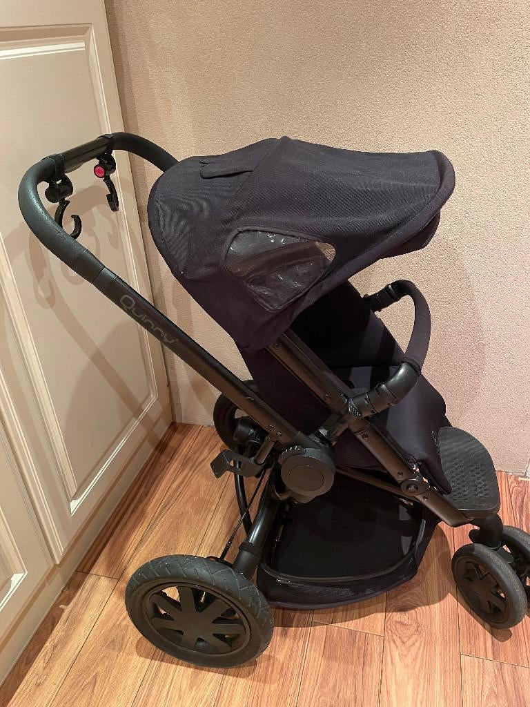 Quinny Buzz all Black Edition, Gebruikt, Verstelbare duwstang, Quinny, Ophalen