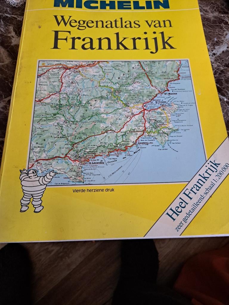 Michelin Wegenatlas van Frankrijk, Boeken, Atlassen en Landkaarten, Ophalen of Verzenden