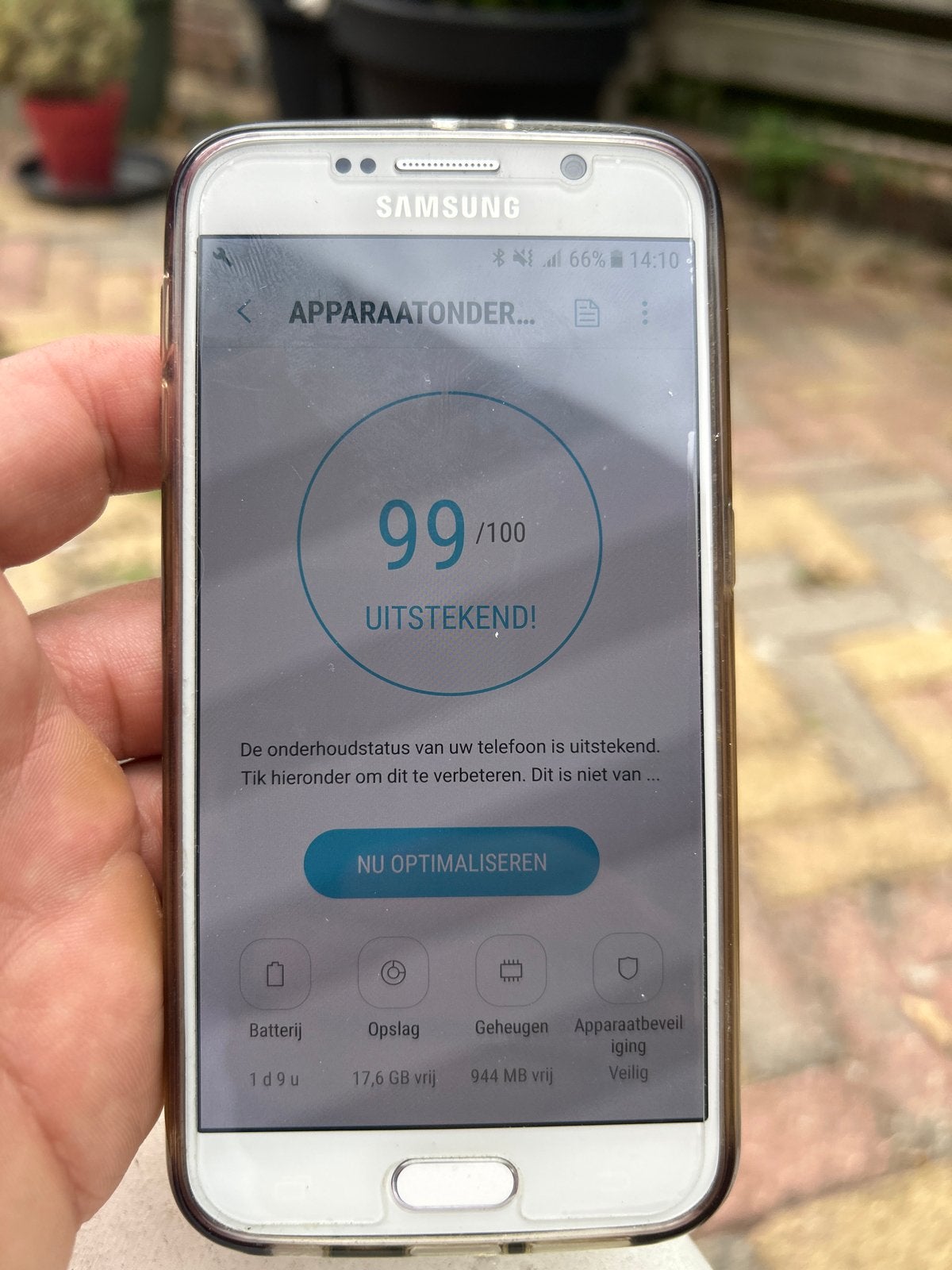 Samsung Galaxy S6 - Uitstekende staat, Telecommunicatie, Mobiele telefoons | Samsung, Wit, Ophalen of Verzenden, Zo goed als nieuw