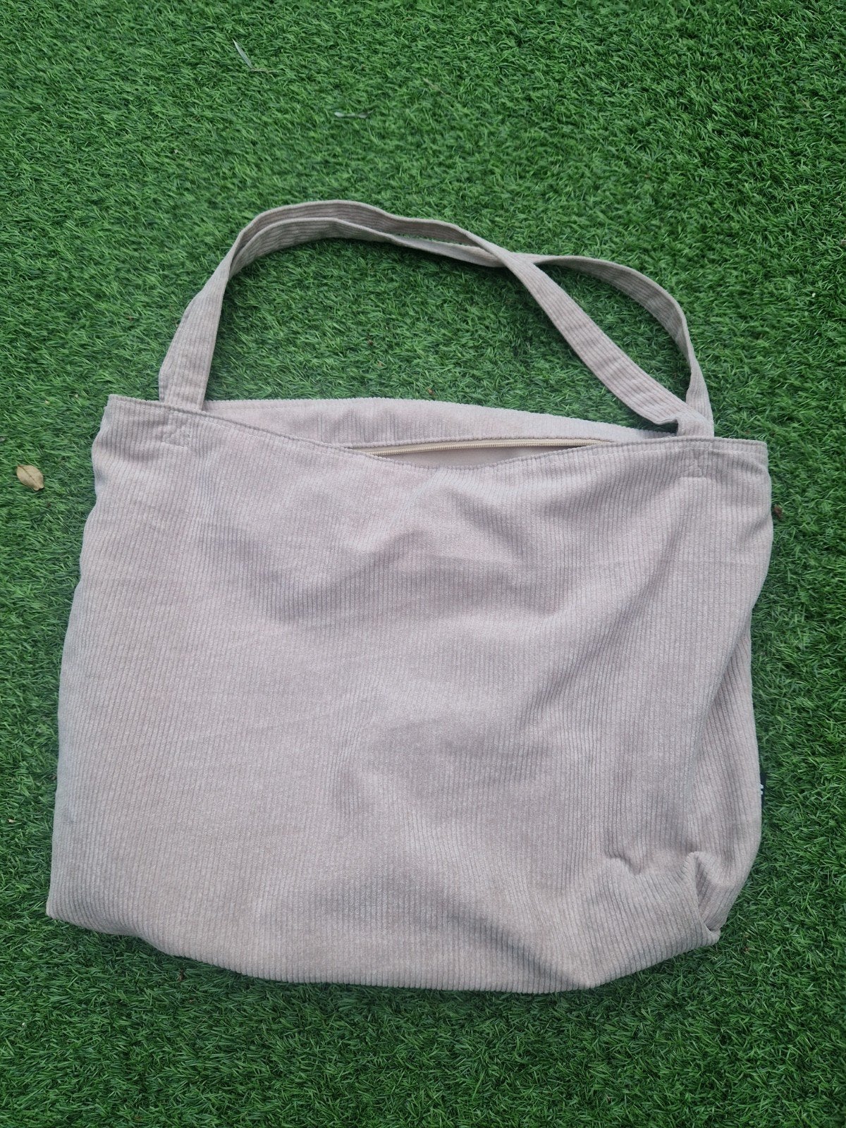 WOW Bag en verschoningsmatje - Beige Ribstof en Teddy, Ophalen of Verzenden, Zo goed als nieuw, Met reiswieg, Kinderwagen