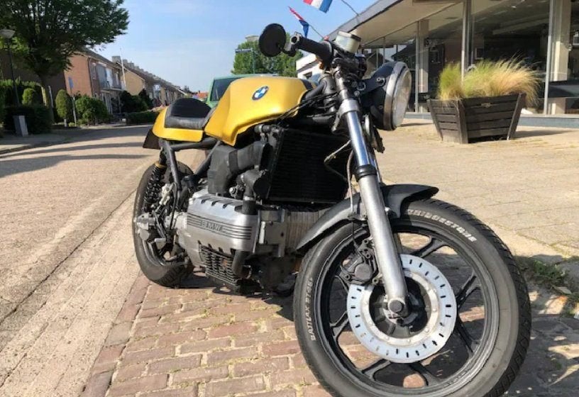 Unieke BMW K-serie Cafe Racer - Goudkleurig, Motoren, Bedrijf, Toermotor