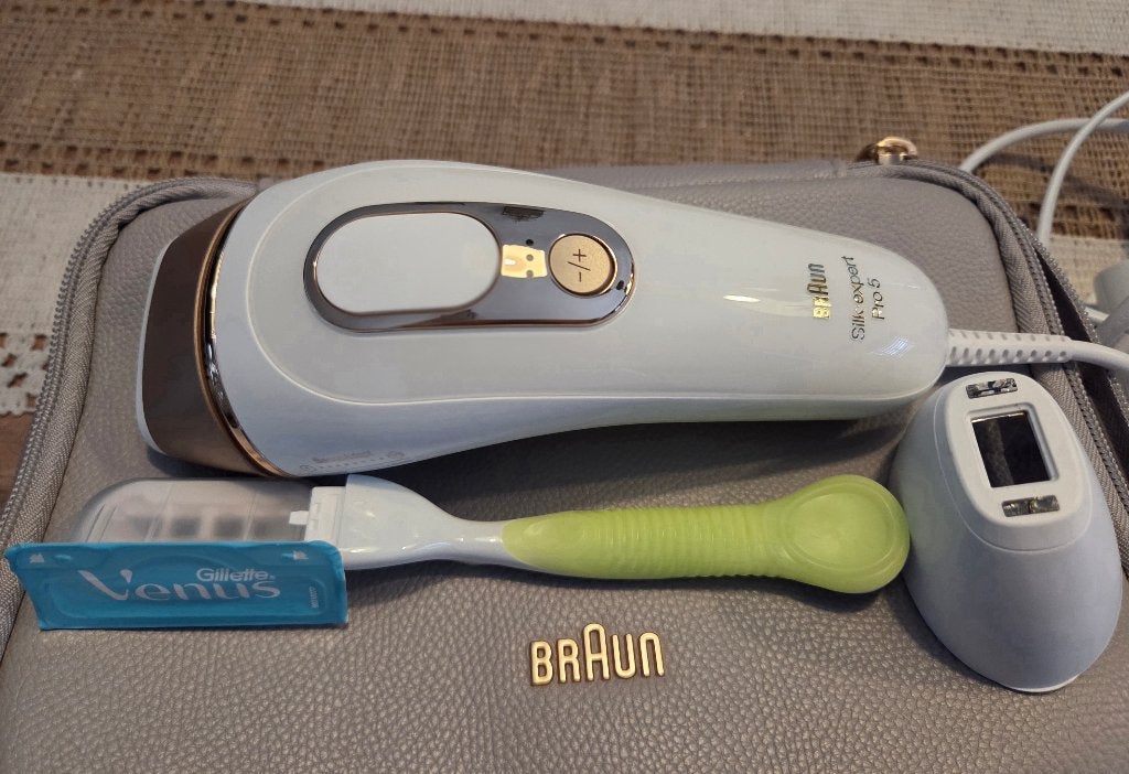 Braun Silk expert Pro 5 PL5152 IPL ontharingsapparaat, Ophalen of Verzenden, Gebruikt, Scheren en Epileren