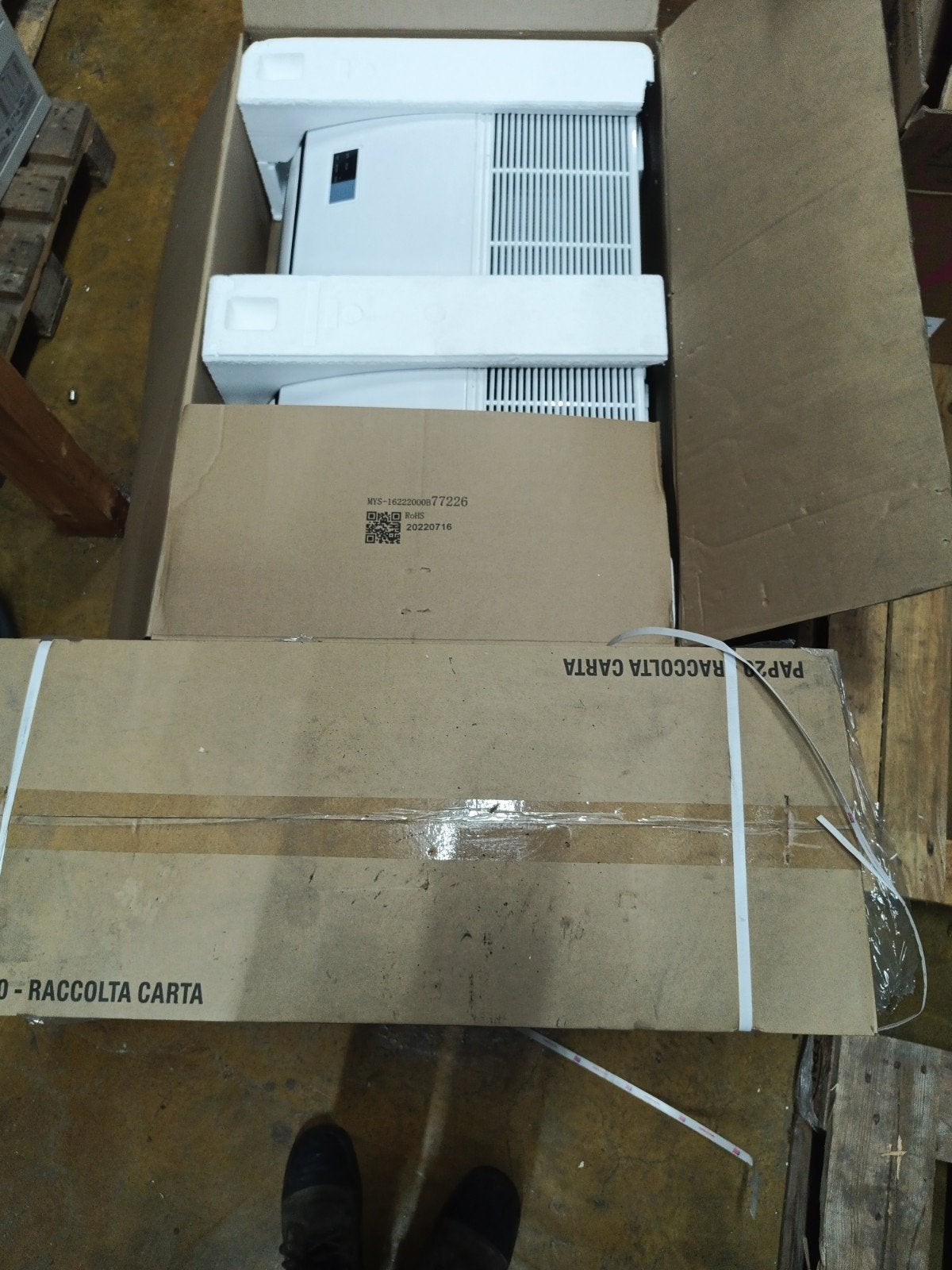 Plafond airco 5.2 kw mitsui, Ophalen, Nieuw, 3 snelheden of meer, 100 m³ of groter