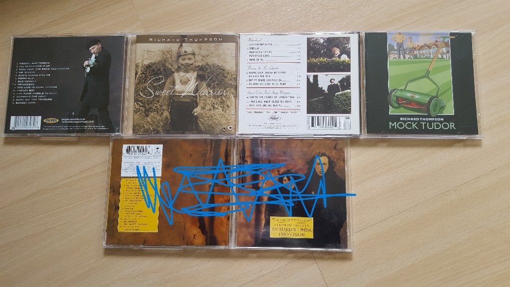 Richard Thompson 2 CD's 1 koop 11,75 euro (ook los), Cd's en Dvd's, Ophalen of Verzenden, Zo goed als nieuw