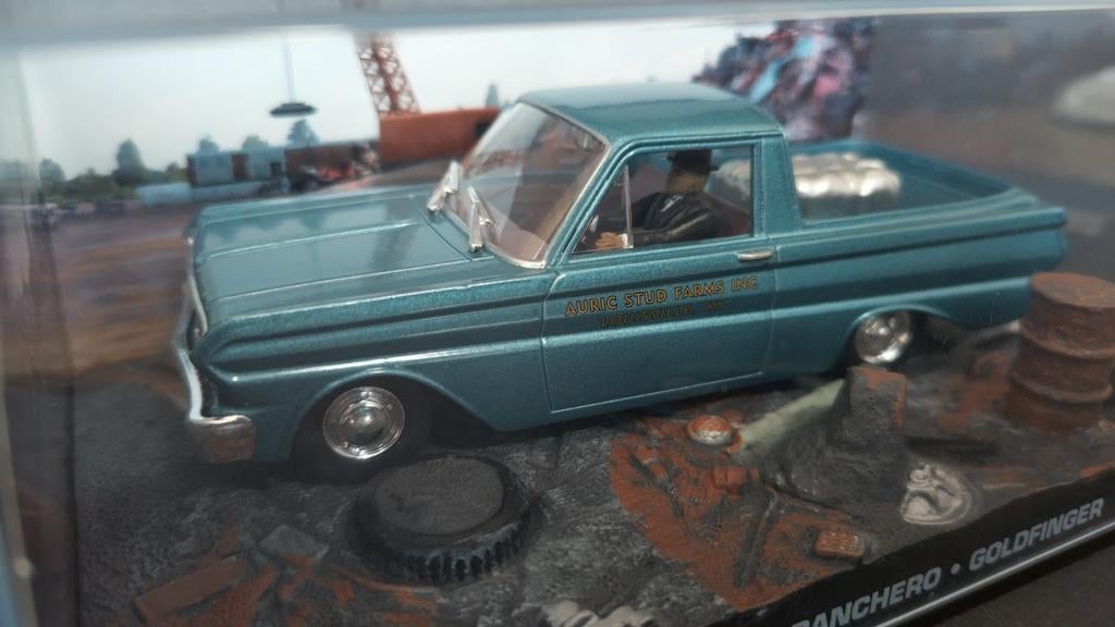 Ford Falcon Ranchero 007 Goldfinger 1:43 James Bond Pol, Overige merken, Auto, Verzenden, Nieuw