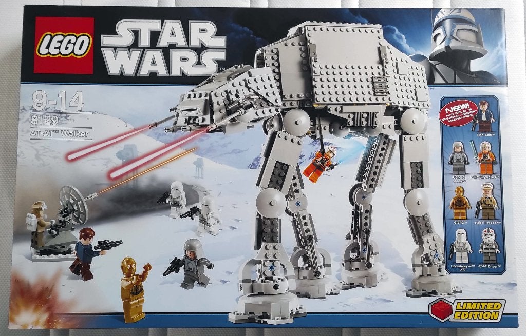 LEGO Star Wars AT-AT walker limited edition 8129, Ophalen, Nieuw, Actiefiguurtje