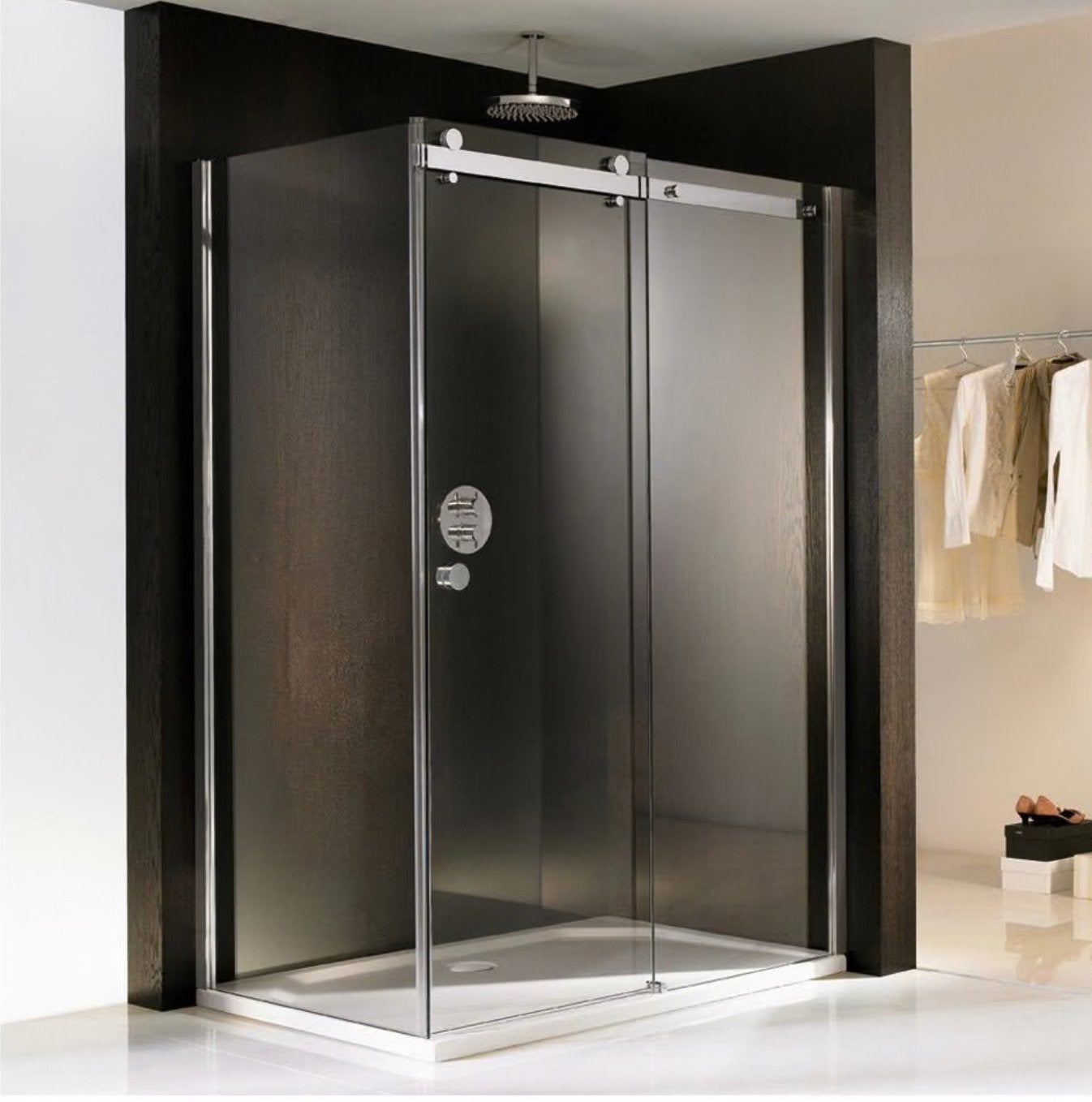 HSK Atelier Plan schuifdeur douchecabine 120x90x206 cm, Ophalen, Nieuw, Chroom, Douche