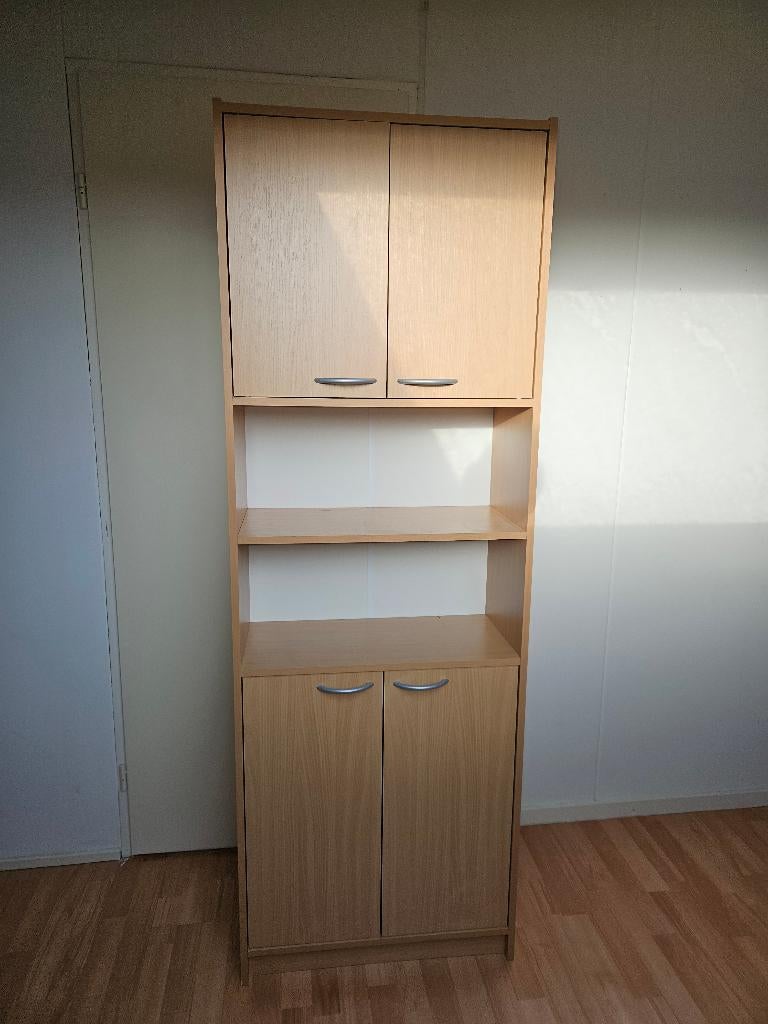 Te koop opbergkast, Huis en Inrichting, Kasten | Wandmeubels, Ophalen, Met deur(en), Minder dan 150 cm, 150 tot 200 cm