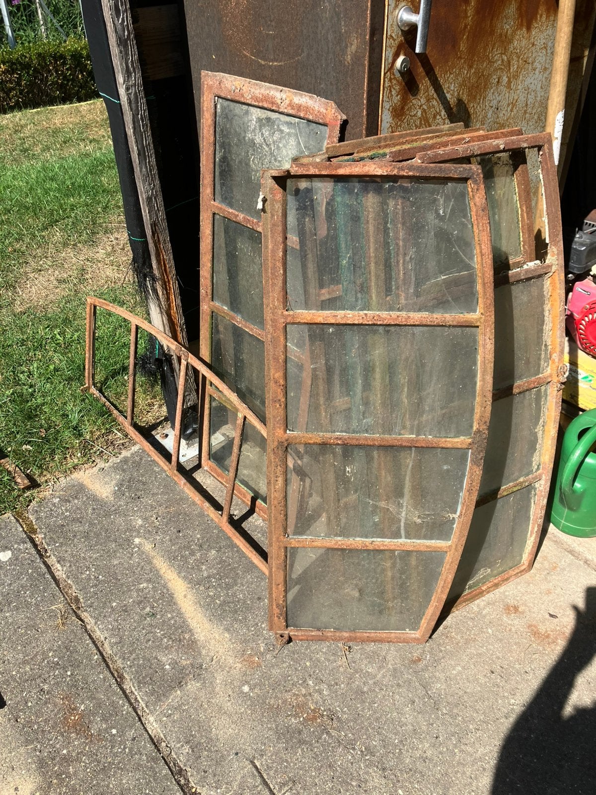 Partij stalramen, Doe-het-zelf en Verbouw, Glas en Ramen, Ophalen, Gebruikt, Minder dan 80 cm