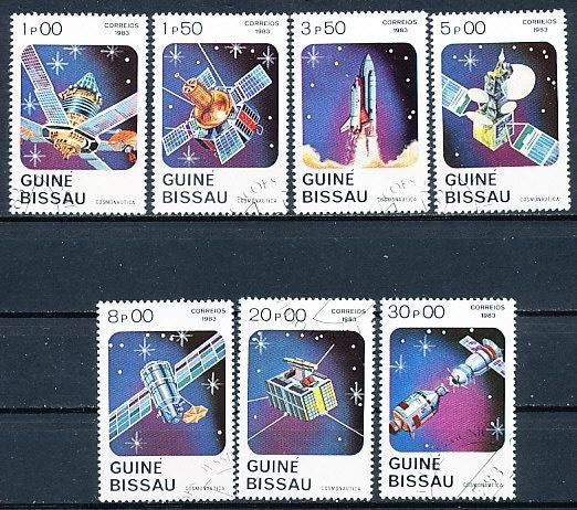 Guinee Bissau 1983 M666-672 gest., Ophalen of Verzenden, Overige landen, Gestempeld