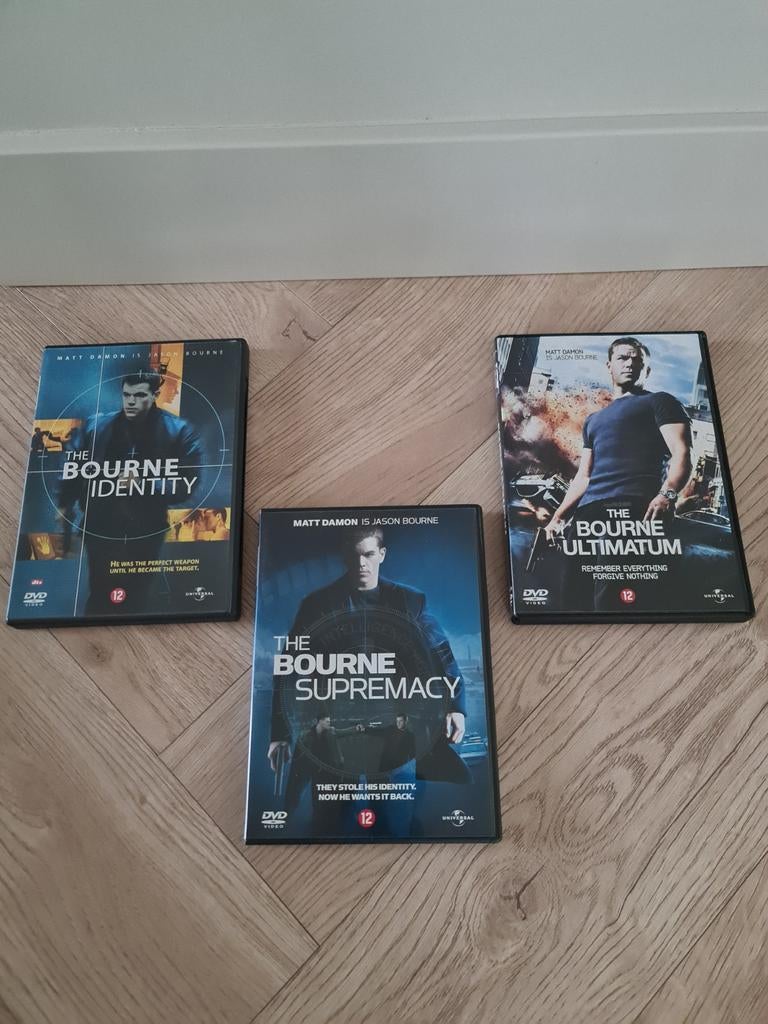 The Bourne Trilogie DVD Boxset - Actiethriller, Vanaf 12 jaar, Ophalen of Verzenden, Zo goed als nieuw, Actiethriller