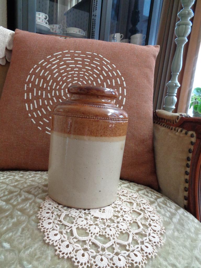 Brocante Grote Grespot ** Mimosa **, Ophalen of Verzenden