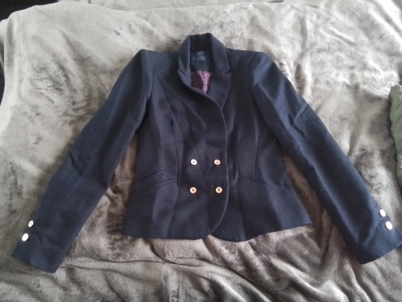 Zara TRF Donkerblauw Jasje Maat M, Maat 38/40 (M), Blauw, Ophalen of Verzenden, Zo goed als nieuw