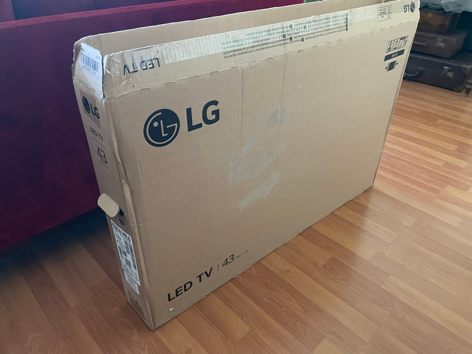 LG LED TV 43 inch - nieuw (geen voetsteun), Ophalen, LED, 50 Hz, Nieuw
