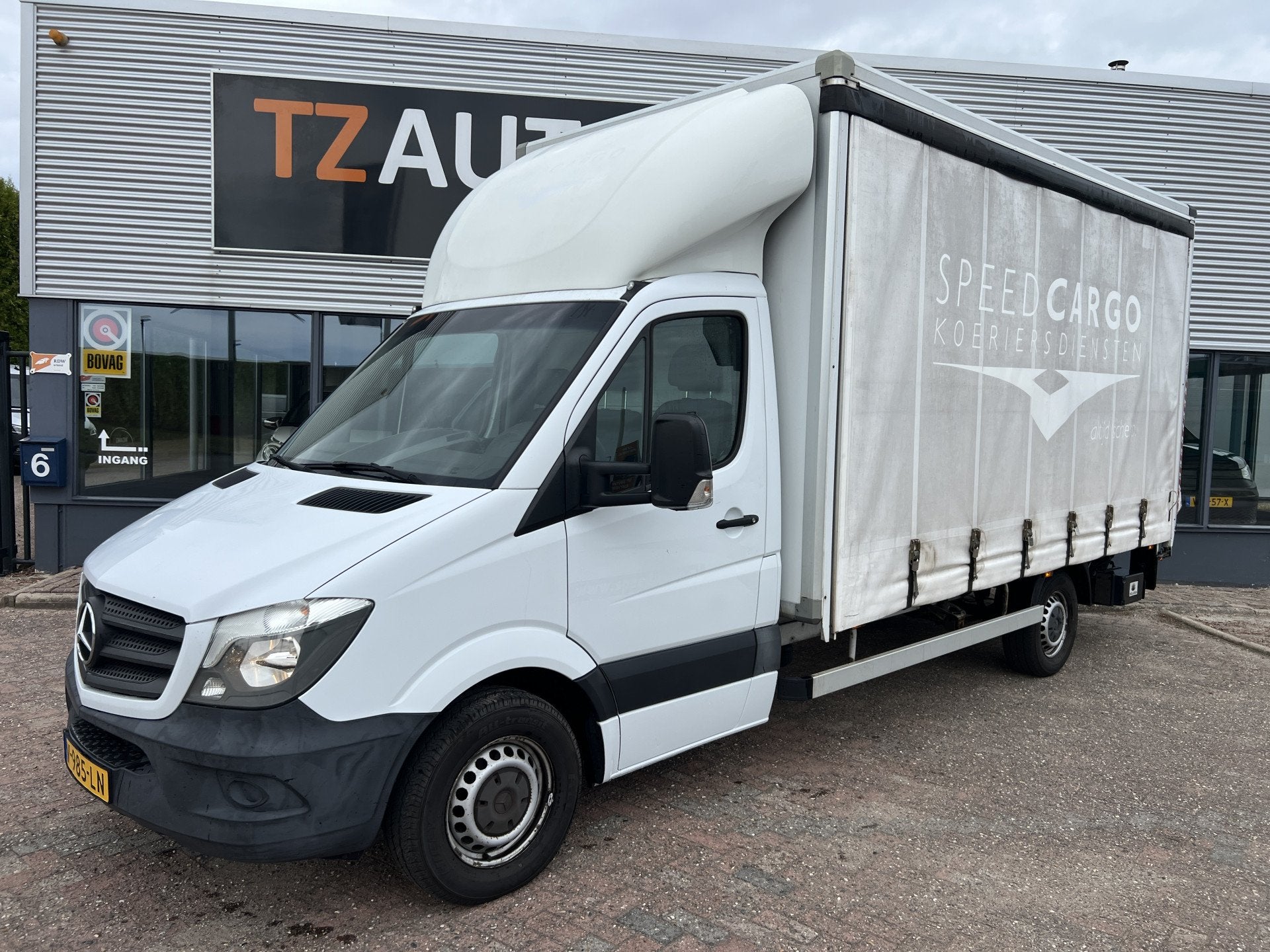 Mercedes-Benz Sprinter 314 CDI Bakwagen/Zeilschuifwand/Laadk, Auto's, Bestelauto's, Gebruikt, Wit, Bedrijf, Diesel