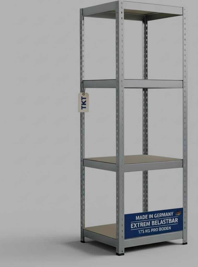 TKT Opbergrek stelling kast rek - 180x46x46 cm, Ophalen of Verzenden, Nieuw