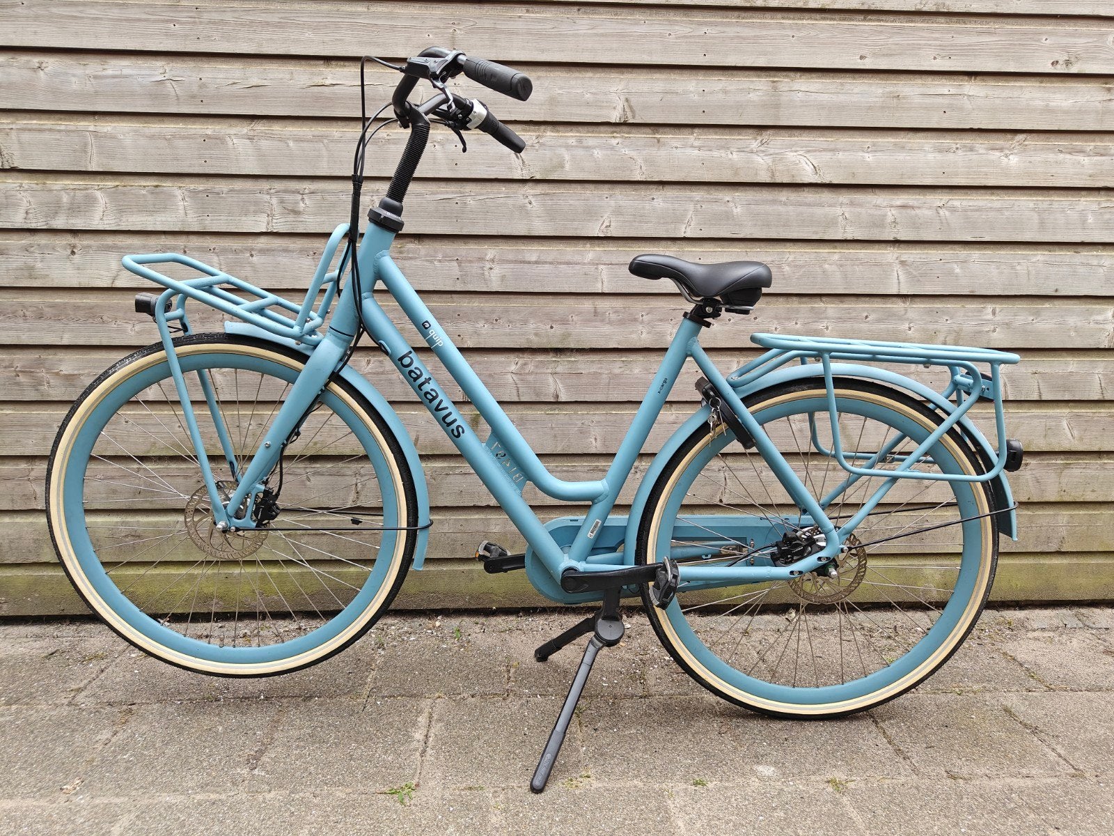 Blauwe Batavus Quip Extra Cargo Transportfiets Moederfiets, Ophalen, Versnellingen, Batavus, Schijfrem