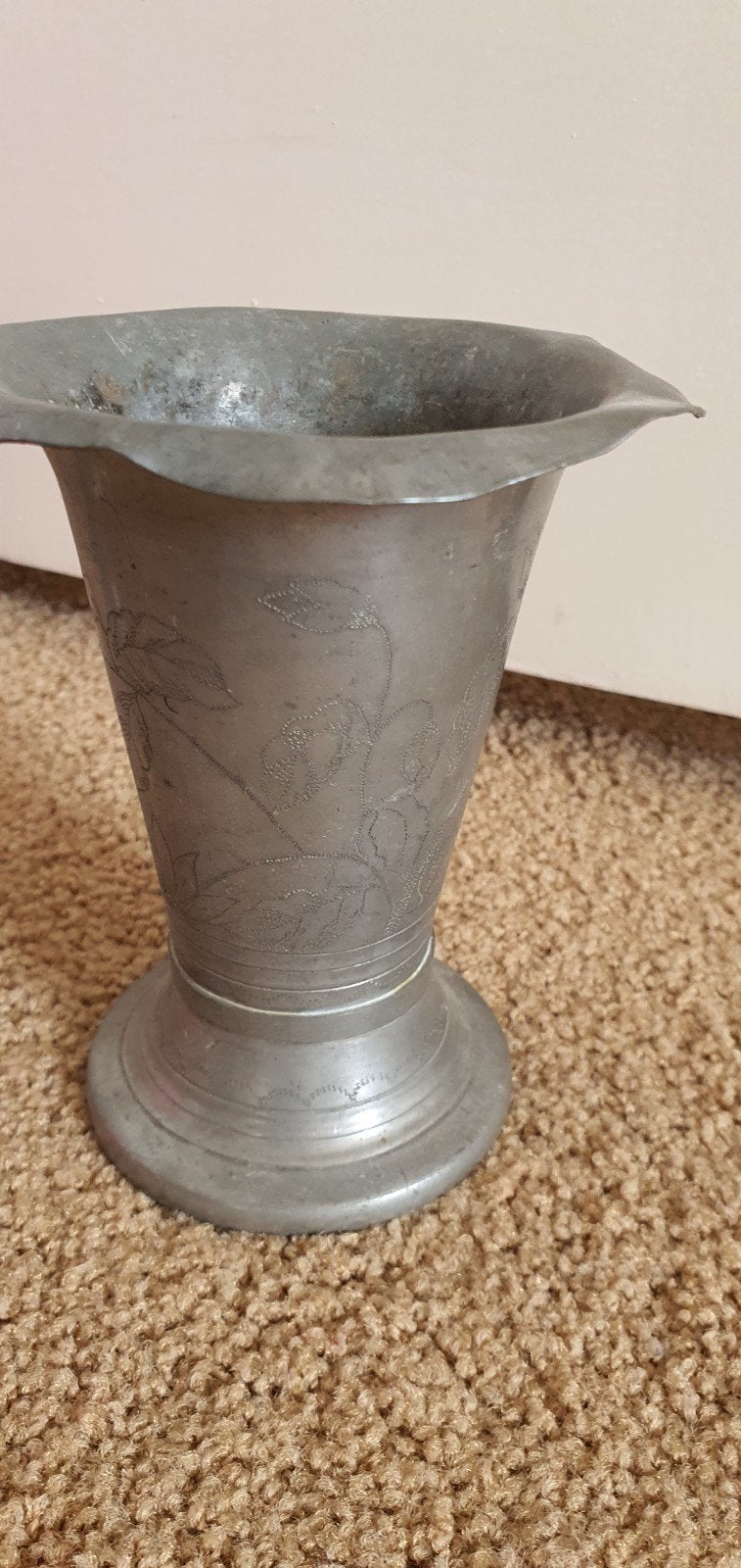 Prachtig stel vintage Banka tinnen vazen (B.S.T. – Banka Tin, Ophalen of Verzenden