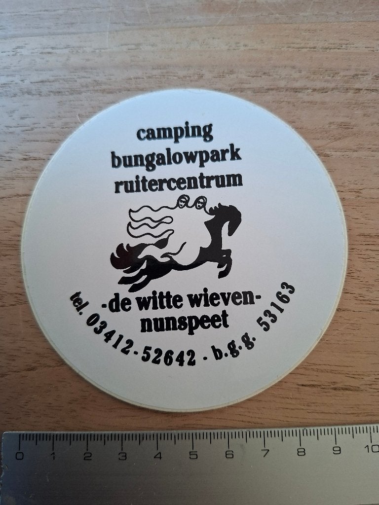 Sticker Nunspeed camping, Ophalen, Zo goed als nieuw, Overige typen