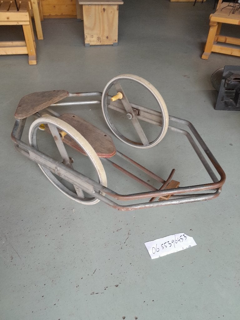 oude speelwagen, Ophalen