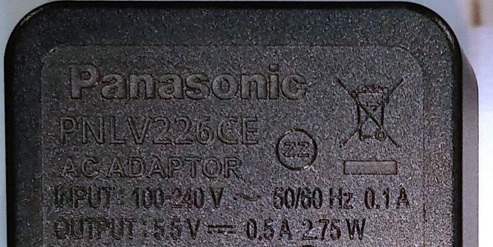 Panasonic PNLV226CE 5.5V Adapter + KX-TGH720BL Basisstation, Ophalen of Verzenden, Zo goed als nieuw, 1 handset
