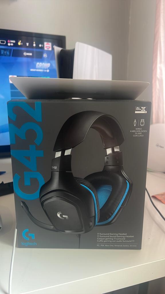 Logitech G432 Gaming Headset - Ongebruikt, Surround, Nieuw, Over oor (circumaural), Ophalen
