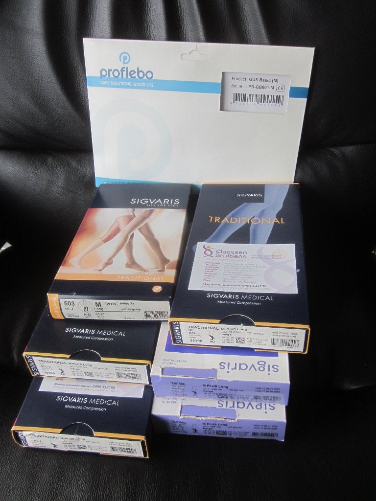 Nieuw in verpakking 6 paar steunkousen zonder tenen + extra, Ophalen of Verzenden, Nieuw