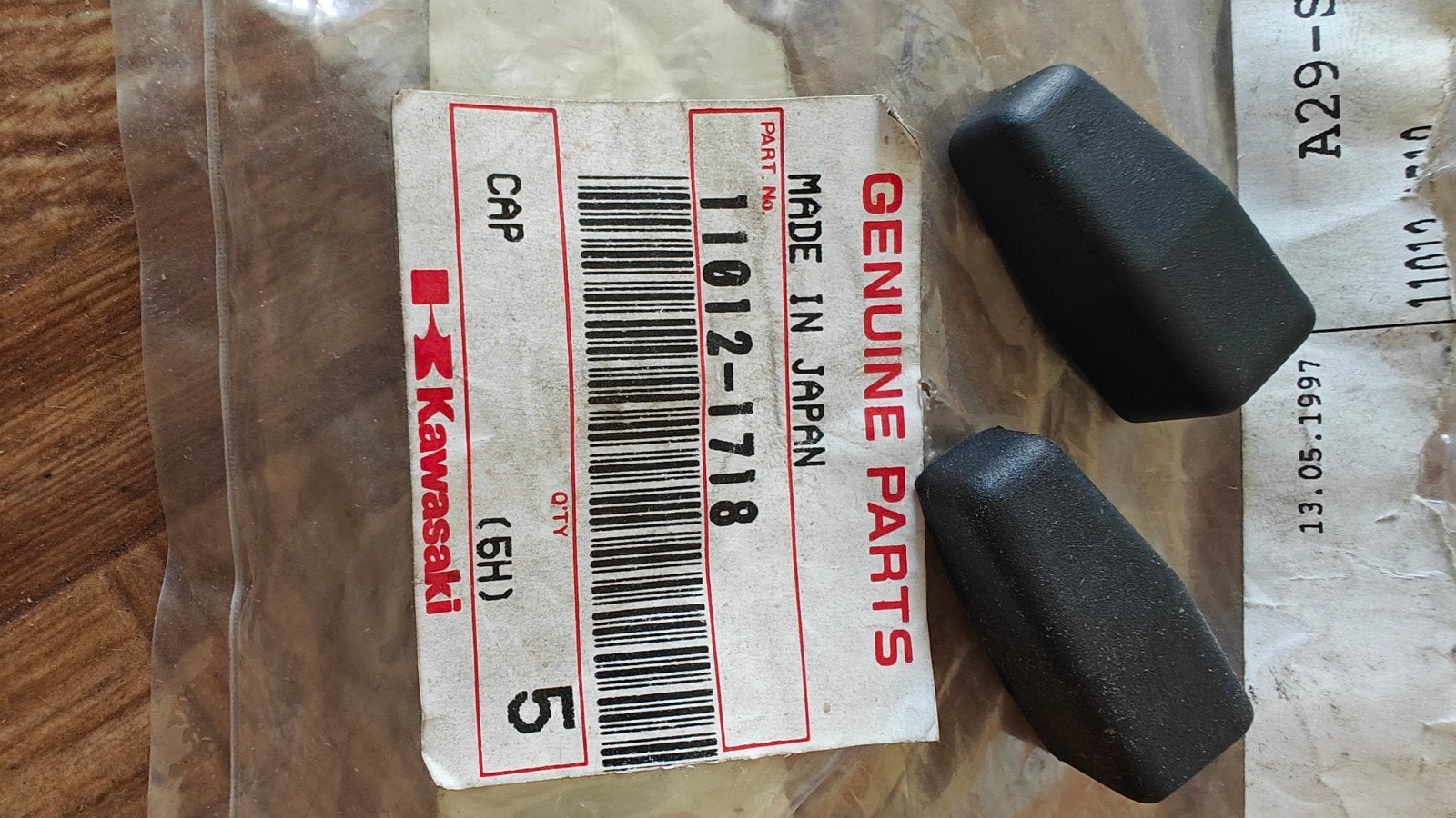 Kawasaki ZXR 750 H OEM NOS afdekkapjes, Ophalen of Verzenden